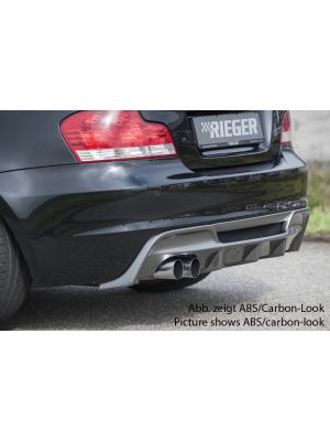Diffuser | BMW 1-Serie Cabrio / Coupé E82/E88 2007-2011 | stuk abs | Rieger Tuning