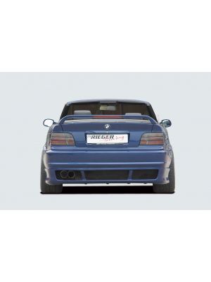 Achterbumper | BMW 3-Serie Sedan / Touring / Cabrio / Coupé E36 | stuk ongespoten abs | Rieger Tuning