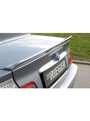 Rieger achterklepspoiler | 3-Serie E46: 02.98-12.01 (tot Facelift), 02.02- (vanaf Facelift) - Cabrio | stuk ongespoten pu-rim | Rieger Tuning