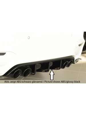 Diffuser | BMW 3-Serie M3 F80 2014- / 4-Serie M4 F82/F83 2014- | stuk abs | Rieger Tuning