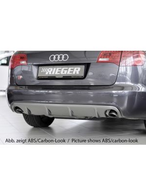 Diffuser | Audi A6 Avant (4F) incl. S-Line 2004-2008 | stuk abs | Rieger Tuning