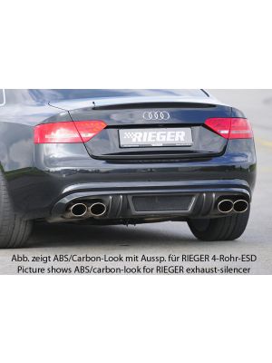Diffuser | Audi A5 Sportback B8 S-Line/S5 2007-2011 | stuk abs | Rieger Tuning