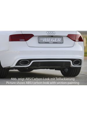 Diffuser | Audi A5 Cabrio / Coupé B8 S-Line/S5 2011-2016 | stuk abs | Rieger Tuning