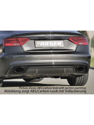 Diffuser | Audi A5 Sportback B8 S-Line/S5 2011-2016 | stuk abs | Rieger Tuning