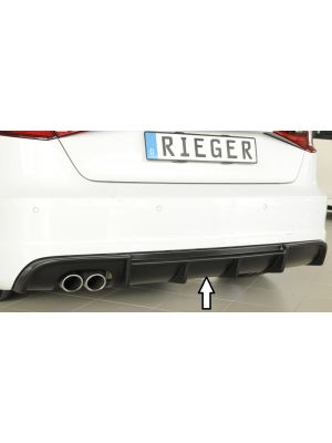 Diffuser | Audi A3 (8V) Hatchback S-Line / S 2012-2016 | stuk abs | Rieger Tuning