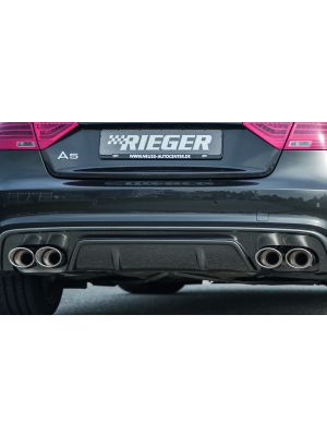 Rieger Einddemper, Links, Rechts, Y-Adapter 55mm | A5 (B8/B81): 10.11- (vanaf Facelift) - Sportback | stuk rvs | Rieger Tuning