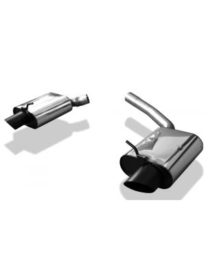 Rieger Einddemper, links, rechts, 4 cyl., Met Y-adapter | A5 (B8/B81): 10.11- (vanaf Facelift) - Sportback | stuk rvs | Rieger Tuning