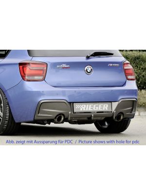 Achterbumper | BMW 1-Serie Hatchback (3D/5D) F20 / F21 2011-2015 | stuk ongespoten abs | Rieger Tuning