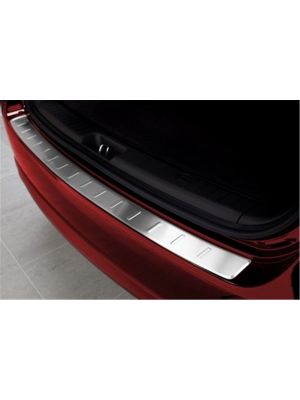 Achterbumperbeschermer | Hyundai Santa Fe 2011-2012 RVS ribbed