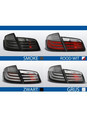 achterlichten bmw 5 serie f10 rood/wit, grijs, smoke of zwart