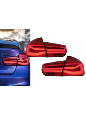 Achterlichten | BMW | 3-serie 12-15 4d sed. F30 / 3-serie 15-19 4d sed. F30 LCI | LCI-Look | LED | Dynamic Turn Signal | LED BAR | FULL LED