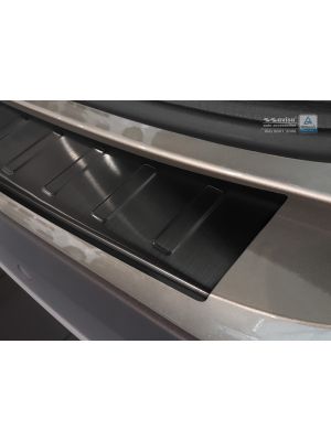 Achterbumperbeschermer / achterbumper bescherming BMW X1 E84 (5-deurs) 2012-2015 Avisa | zwart RVS
