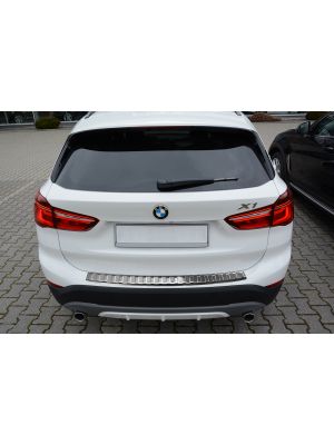 Achterbumperbeschermer | BMW X1 F48 2015- | geprofileerd/ribben