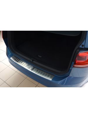 Achterbumperbeschermer | Volkswagen | Golf Variant 13-17 5d sta. | Ribs | RVS