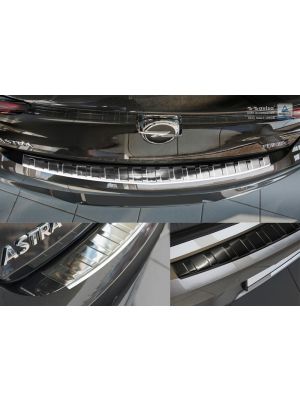 Avisa achterbumper beschermer Opel Astra V Hatchback in rvs chroom of zwart