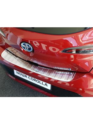 Achterbumperbeschermer | Toyota | Corolla 19- 5d hat. | RVS
