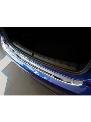 Achterbumperbeschermer | BMW | 3-serie 19- 4d sed. G20 | met M-Pakket | Ribs | RVS