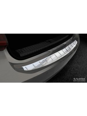 Achterbumperbeschermer | Audi | A7 Sportback 18- 5d hat. | C8 | Ribs | RVS