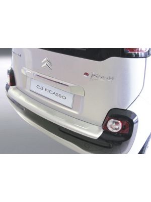 Achterbumper Beschermer | Citroën C3 Picasso 5-deurs 2009- | ABS Kunststof