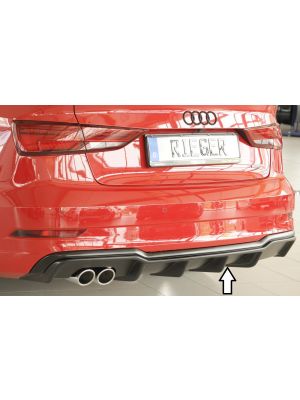 Diffuser | Audi | A3 Sedan (8V) / A3 Cabrio (8V) 2016- | S-Line | ABS | Rieger Tuning