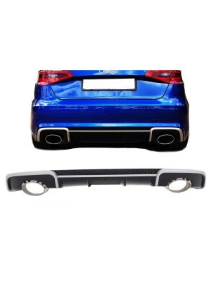 Diffuser | Audi | A3 Sportback 13-16 5d hat. | RS-Look | ABS