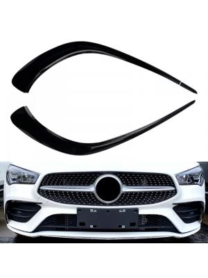 Aero Spoiler Voorbumper | Mercedes-Benz | CLA-klasse Coupé 2019- 4d sed. C118 / CLA-klasse Shooting Brake 2019- 5d sta. X118 | alleen AMG-Line | bumper spoilers