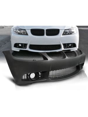 Voorbumper | BMW 3-serie  E90/91 2005-2008| M3-Look | met koplampsproeiers