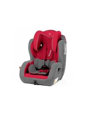 Kinderstoel auto | BabyAuto Ezcon | 9 tot 36 kg - 9 maanden tot 12 jaar | veiligheidsgordel bevestiging | ECE R44 goedkeuring | grijs rood