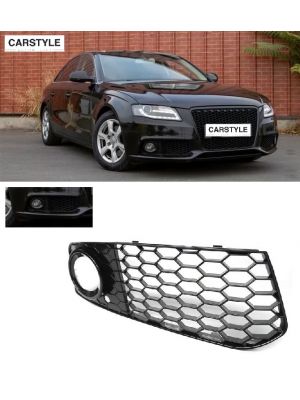 Bumperrooster | Audi | A4 07-11 4d sed. / A4 Avant 08-11 5d sta. | RS-Style | ABS Kunststof zwart Glanzend