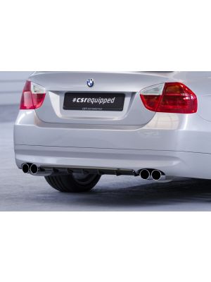 Diffuser aanzetstuk | BMW | 3-serie 05-08 4d sed. E90 / 3-serie Touring 05-08 5d sta. E91 | pre-facelift | ABS-kunststof | Glanzend zwart