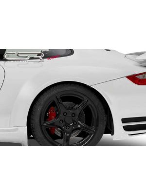 Spatbordverbreders | Porsche | 911 Cabriolet 05-10 2d cab. | achter | Fiberflex