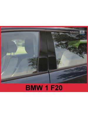 Sierlijsten B-Stijl | BMW | 1-serie 11-15 5d hat. F20 | Carbon zwart
