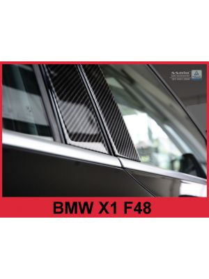 Sierlijsten B-Stijl | BMW | X1 15- 5d suv. F48 | Carbon zwart