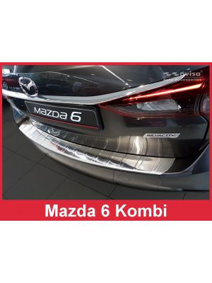 Achterbumperbeschermer | Mazda | 6 SportBreak 12-15 5d sta. / 6 SportBreak 15-18 5d sta. / 6 SportBreak 18- 5d sta. | RVS