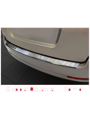 Achterbumperbeschermer | Skoda | Octavia Combi 05-09 5d sta. / Octavia Combi 09-13 5d sta. | RVS
