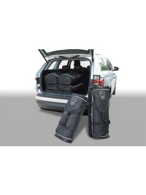 Skoda Kodiaq 2017-heden Car-Bags reistassenset (5-zits met reservewiel)