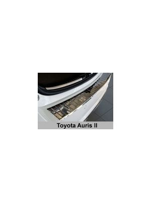 Achterbumperbeschermer | Toyota Auris II (facelift) 2015- | geprofileerd/ribben