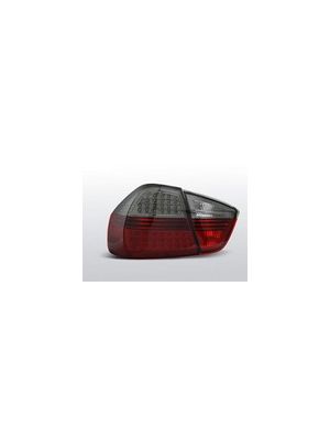 Achterlichten set | BMW 3 Serie E90 2005-2008 | Rood Smoke met LED | LED Knipperlicht