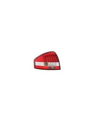 Achterlichten | Audi A6 Sedan 1997-2004 LED rood / wit
